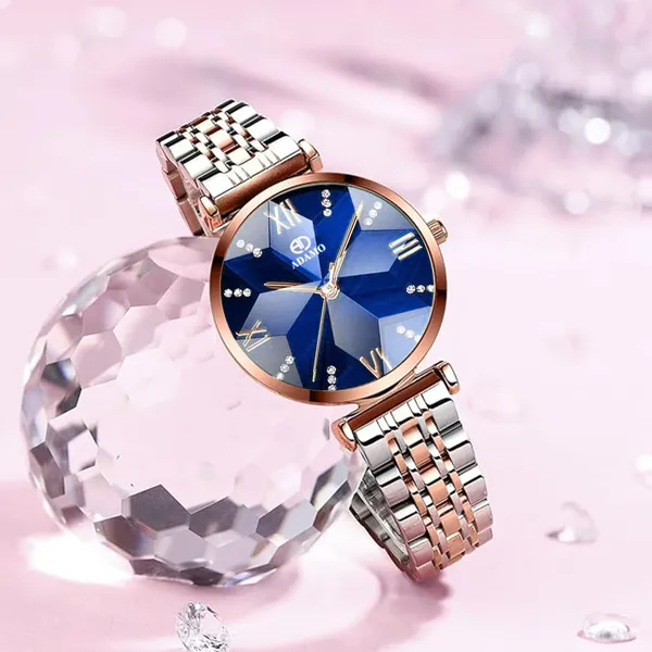 ADAMO_Desinger_Women_Stainless_Steel_Analog_Round_Diamond_Studded_Dial_Women's_&_Girl's_Watches_888BBM17_(Blue)