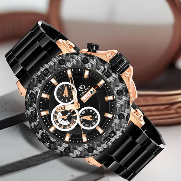 ADAMO_Designer_Black_Dial_Round_Shape_Dial_Men's_&_Boy's_Watch_890KNM02