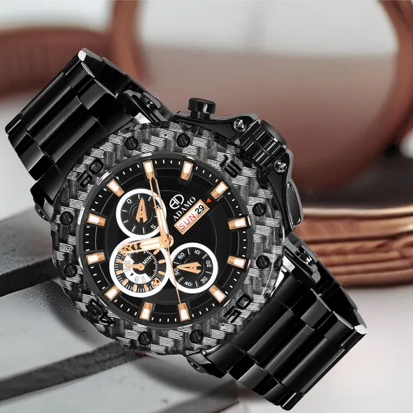 ADAMO_Designer_Black_Dial_Round_Shape_Dial_Men's_&_Boy's_Watch_890NNM02