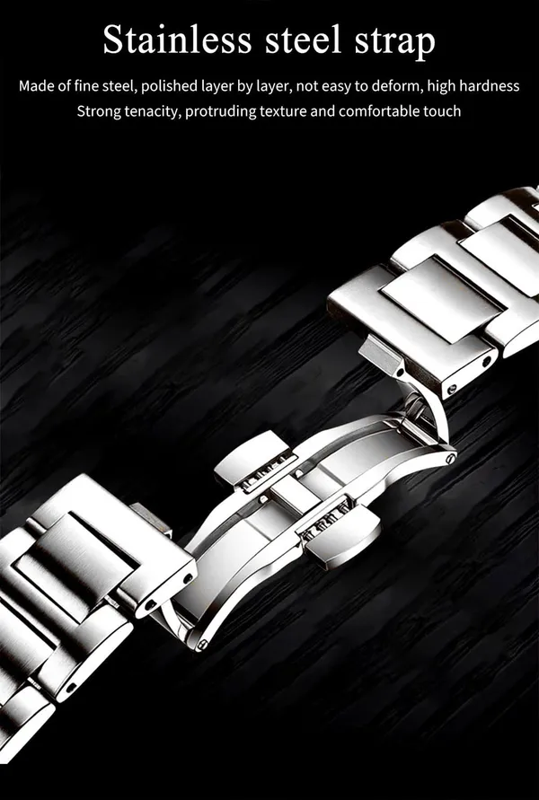 ADAMO_Quartz_Analog_Grey_Square_shape_Date_Dial_Stainless_Steel_Strap_Watch_for_Men-891SSM15