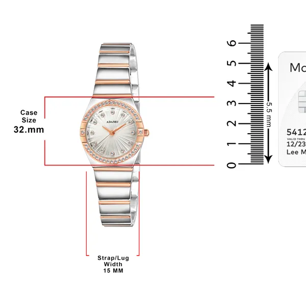 ADAMO_Analog_Silver_Dial_Women's_Watch-892VVM01