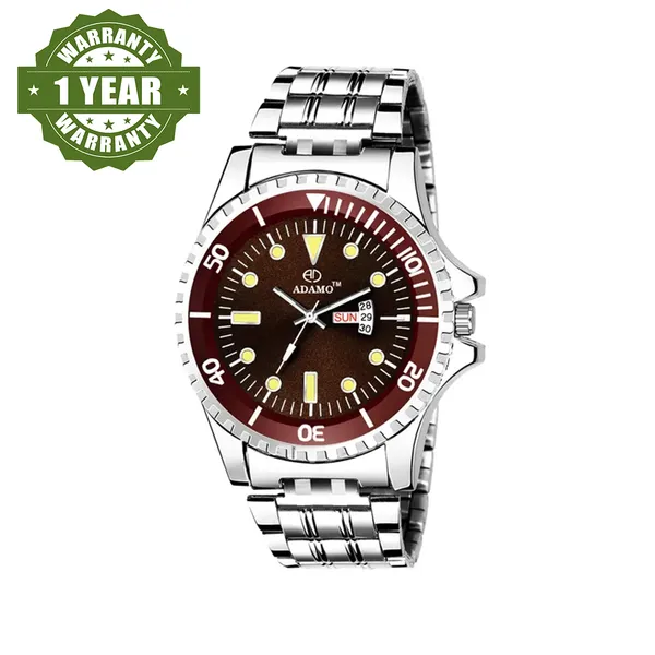 Silver_&_Silver_&_Brown_Aritocrat_Dial_Day_&_Date_Men_&_Boys_Watch