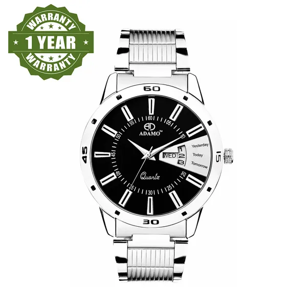 Silver_&_Black_Designer_Dial_Day_&_Date_Men_&_Boys_Watch