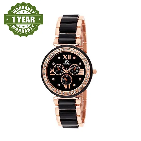 Rose_Gold_&_Black_Shine_Dial_Women_&_Girls_Watch