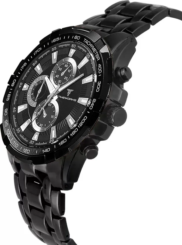 Timeworks_Designer_Black_Dial_Men'S_&_Boy'S_Watch