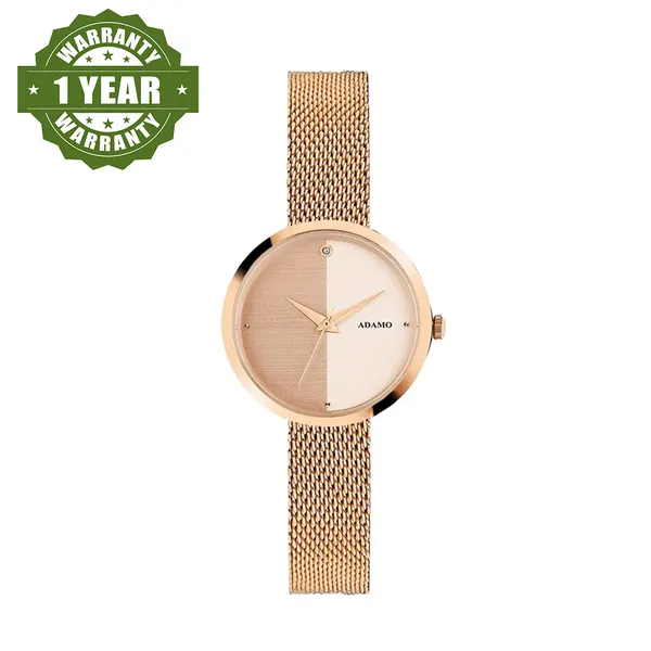 Aritocrat_Rose_Gold_Dial_Round_Shape_Premiun_Women'S_&_Girl'S_Watch