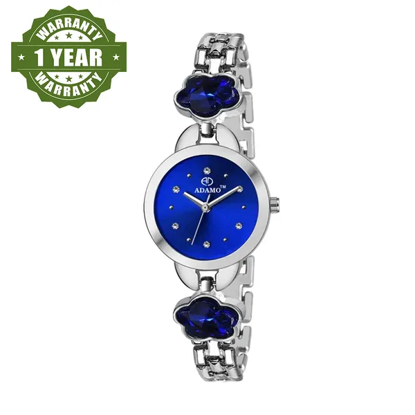 Silver_&_Silver_&_Blue_Enchant_Dial_Women_&_Girls_Watch