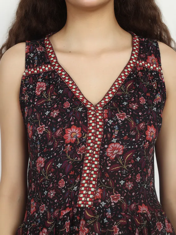 RED__Floral_Boho_Printed_Short_Kurta_Asymmetric_Summer_Fit_And_Flare_Casual_Stylish_Top_For_Women