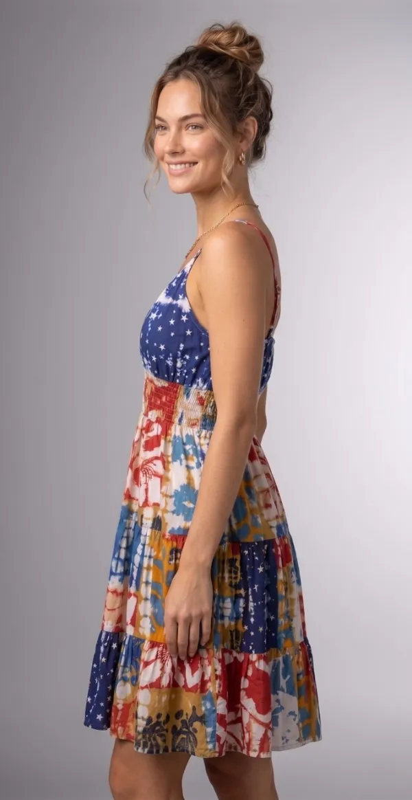 Tiered_strap_mix_and_match_v_neck_,elastic_on_back_adjustable_strap__processed__haND_Tye_dye_washed_midi_dress