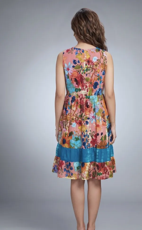 Tiered_v_neck__mix_and_match__,_zari_embrodered_lace_elastic_on_back_processed__haND_Tye_dye_washed_mini_dress