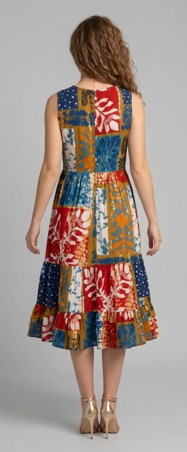 Tiered_v_neck_wrap_mix_and_match__,elastic_on_back_processed__haND_Tye_dye_washed_midi_dress