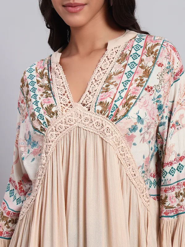 V_NECK_mandrain_collor_crochet_lace_embroidered_bell_full_sleeves_top_