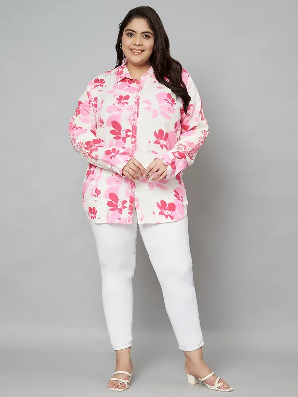Plus_Size_Pink_Printed_Shirt_with_full_Sleeves_for_Women