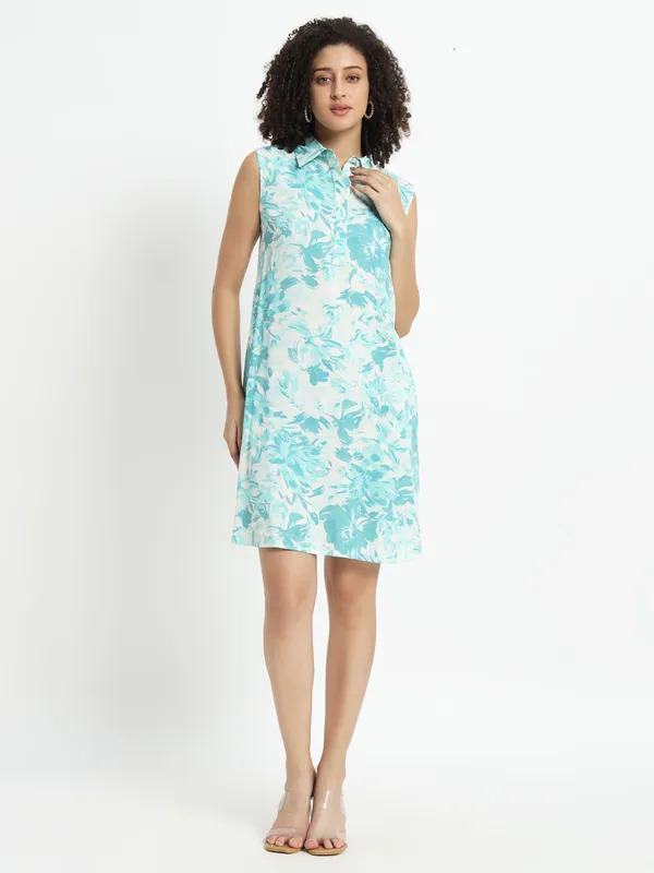 viscose_linen_sleevless_collor_,_front_open_button_side_pocket_mini_dress