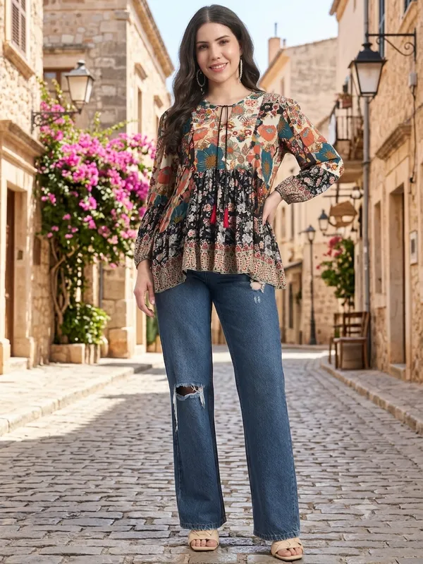 round_neck_mix_n_match_printed_,_fullsleeves_,doori_at_neck_viscose_crepe_top