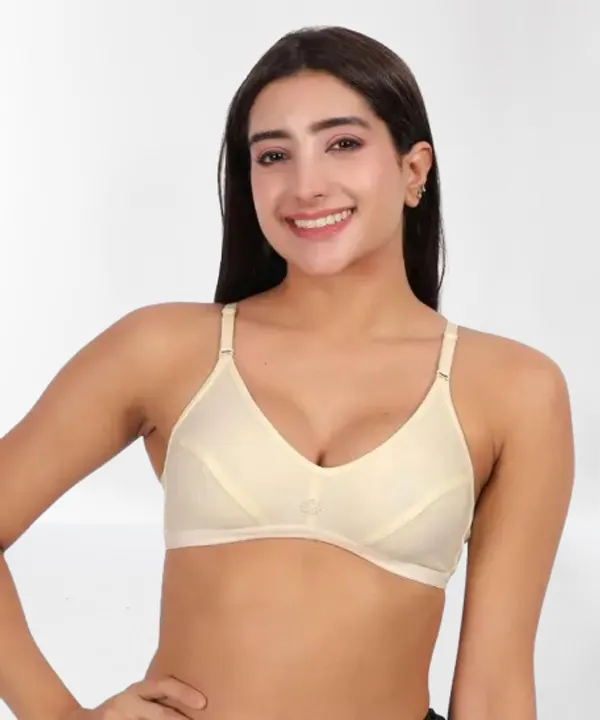 Peach_Pure_Cotton_Wirefree_Full_Coverage_Bra_For_Women