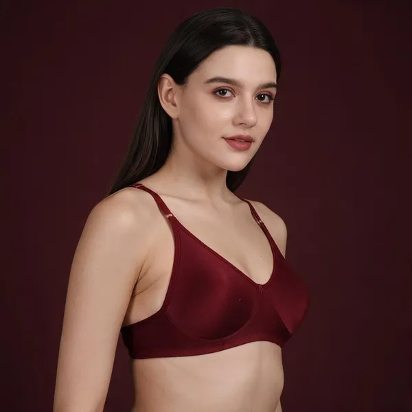Maroon_Pure_Cotton_Wirefree_Full_Coverage_Bra_For_Women