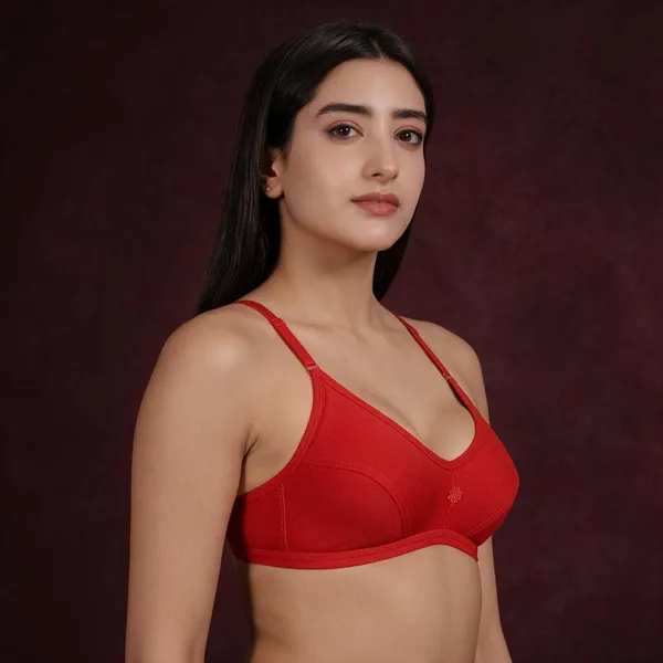 Red_Pure_Cotton_Wirefree_Full_Coverage_Bra_For_Women
