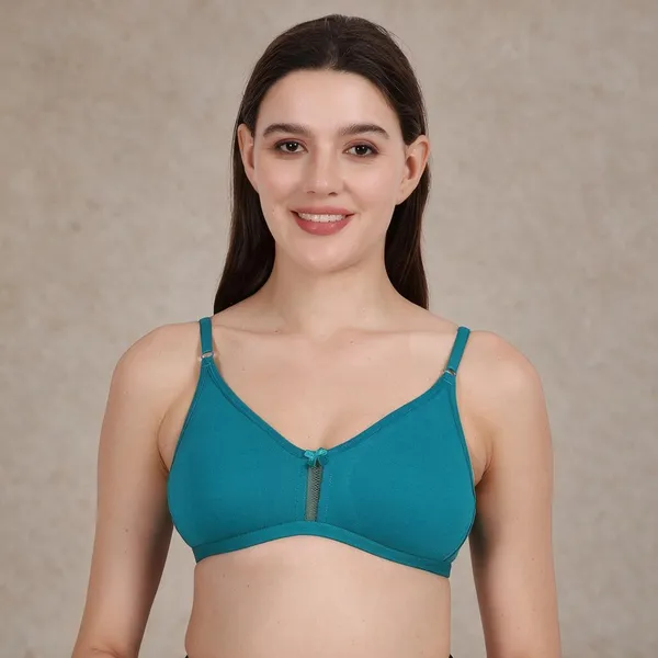 Rama_Green_Cotton_Wirefree_Full_Coverage_Bra_For_Women