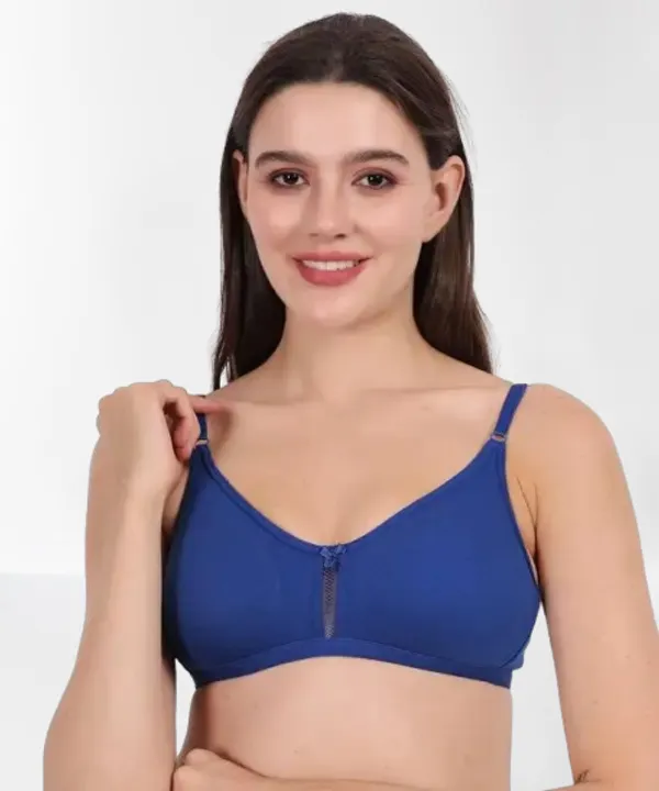 Royal_Blue_Cotton_Wirefree_Full_Coverage_Bra_For_Women