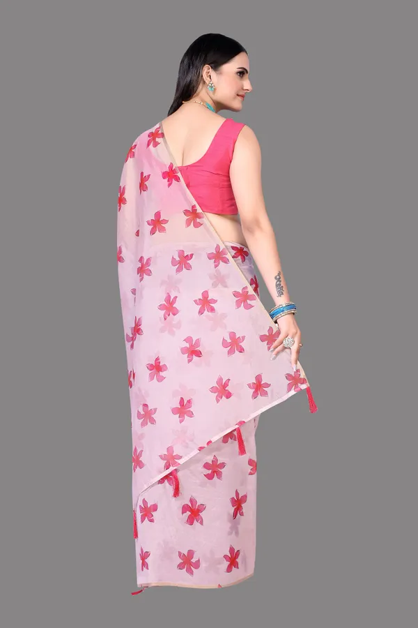 Soft_Silk_Organza_Saree_with_Gold_Zari_Border_-_Perfect_for_Party,_Wedding_and_Festival