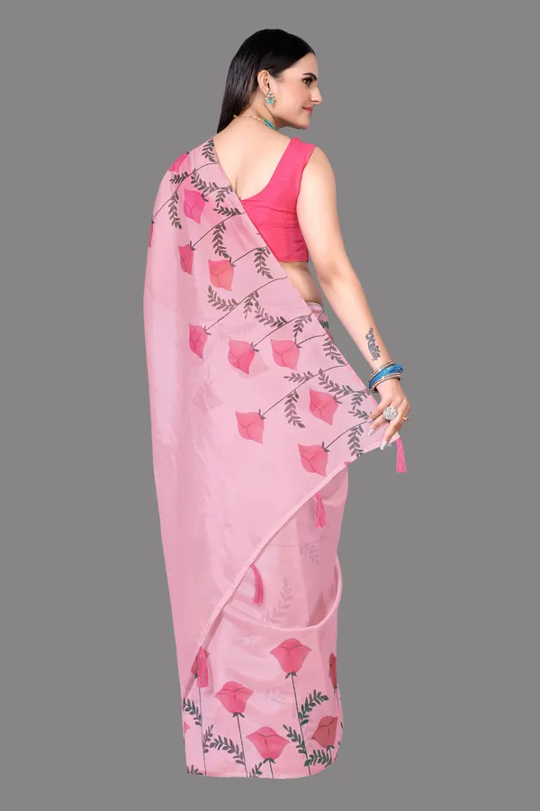 Soft_Silk_Organza_Saree_with_Gold_Zari_Border_-_Perfect_for_Party,_Wedding_and_Festival