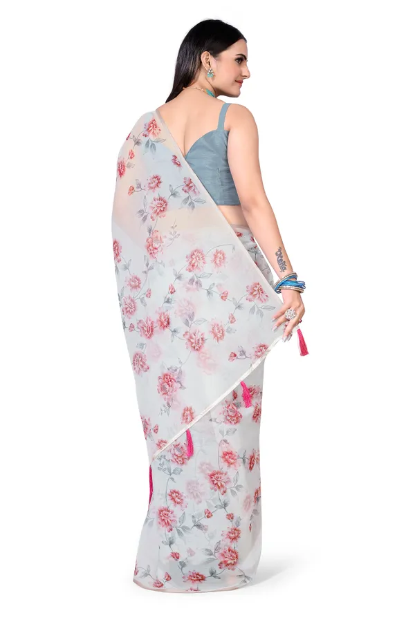 Soft_Silk_Organza_Saree_with_Gold_Zari_Border_-_Perfect_for_Party,_Wedding_and_Festival