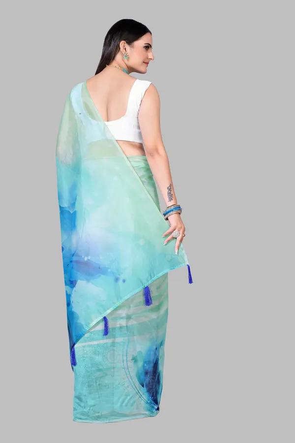 Soft_Silk_Organza_Saree_with_Gold_Zari_Border_-_Perfect_for_Party,_Wedding_and_Festival