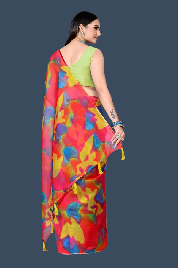 Soft_Silk_Organza_Saree_with_Gold_Zari_Border_-_Perfect_for_Party,_Wedding_and_Festival