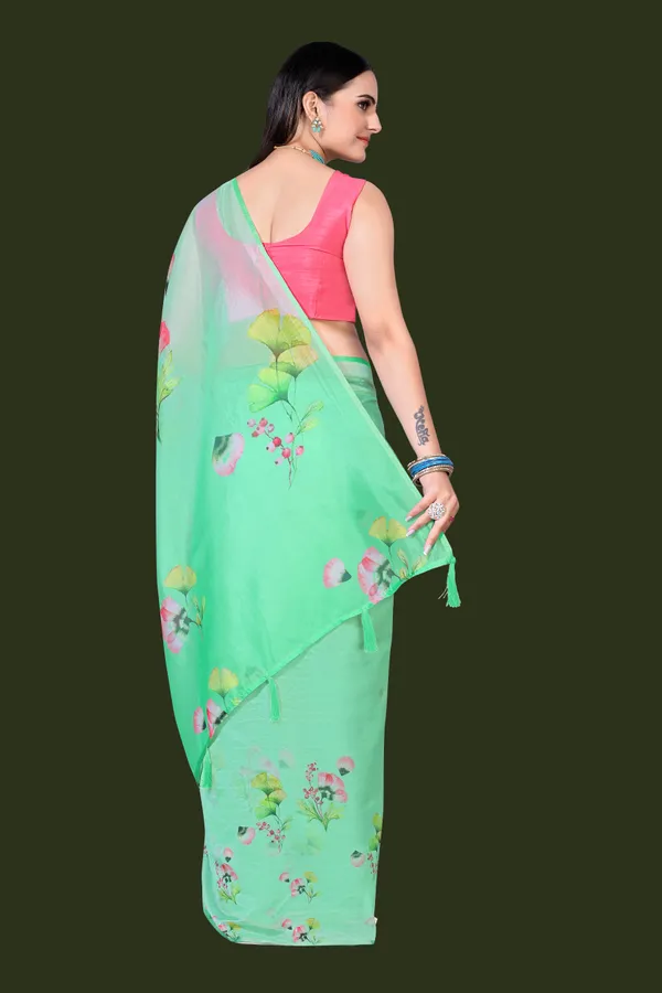 Soft_Silk_Organza_Saree_with_Gold_Zari_Border_-_Perfect_for_Party,_Wedding_and_Festival