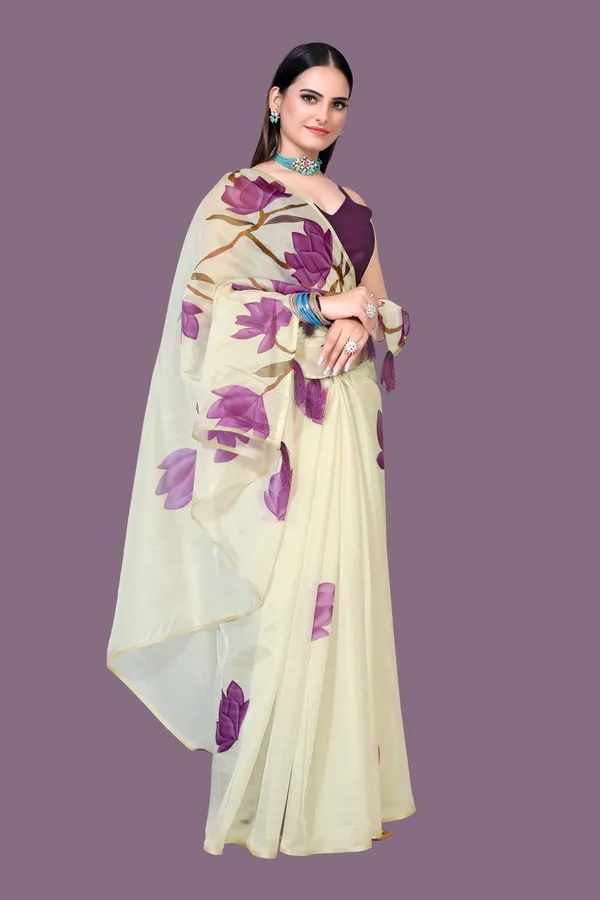 Soft_Silk_Organza_Saree_with_Gold_Zari_Border_-_Perfect_for_Party,_Wedding_and_Festival