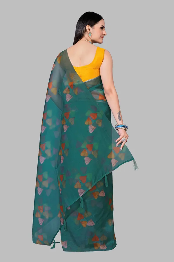 Soft_Silk_Organza_Saree_with_Gold_Zari_Border_-_Perfect_for_Party,_Wedding_and_Festival