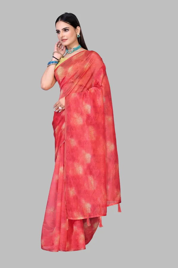 Soft_Silk_Organza_Saree_with_Gold_Zari_Border_-_Perfect_for_Party,_Wedding_and_Festival