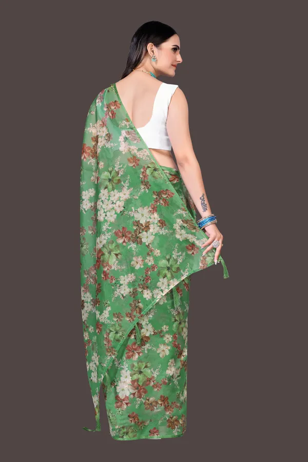 Soft_Silk_Organza_Saree_with_Gold_Zari_Border_-_Perfect_for_Party,_Wedding_and_Festival
