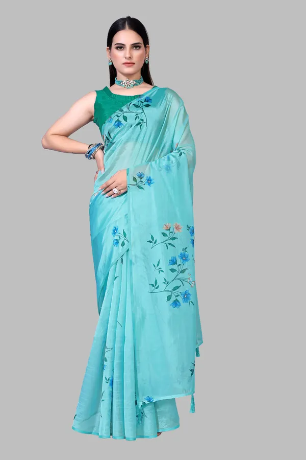 Soft_Silk_Organza_Saree_with_Gold_Zari_Border_-_Perfect_for_Party,_Wedding_and_Festival