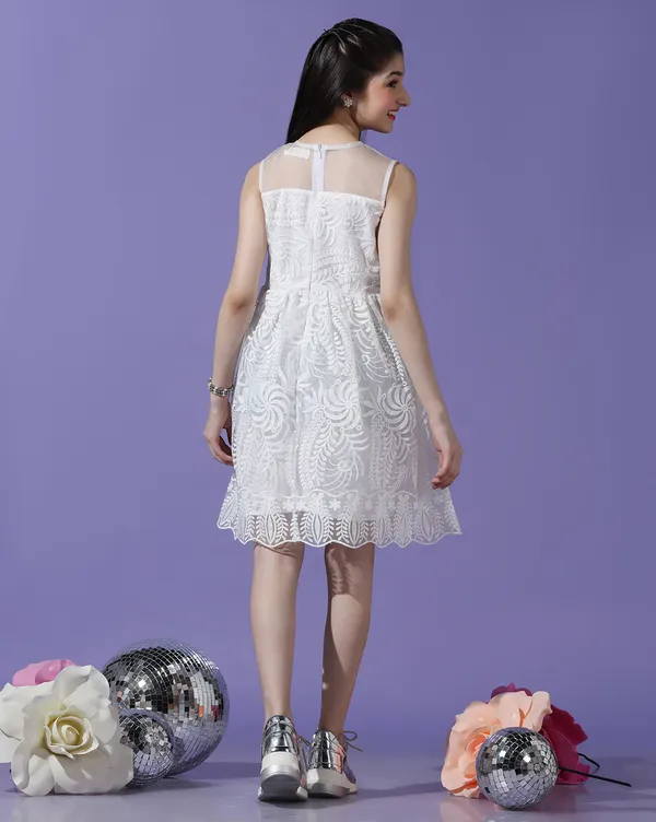 Girls_Self_Design_A-Line_Knee_Length_Dress_|_White