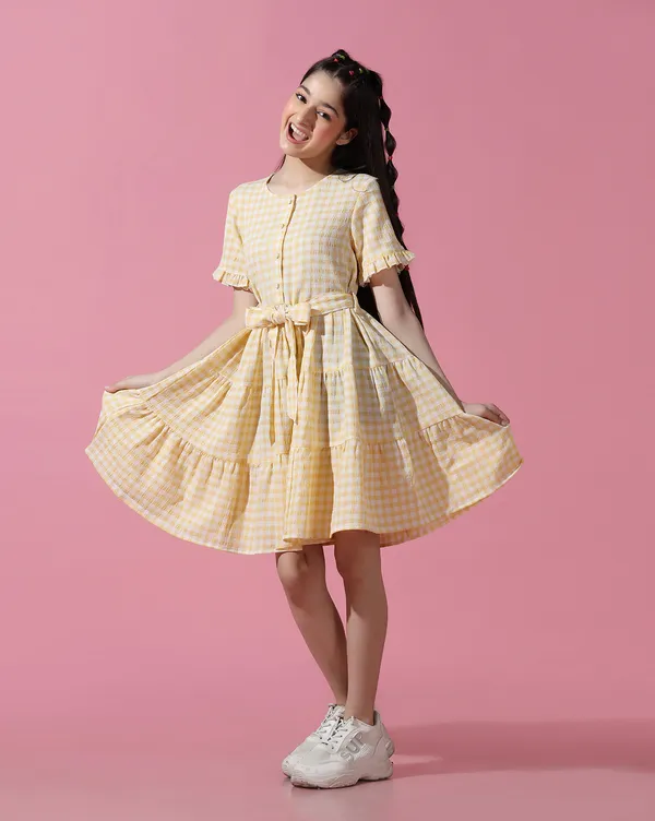 Cherry_&_Jerry_Checked_Seersucker_Dress_|_Yellow