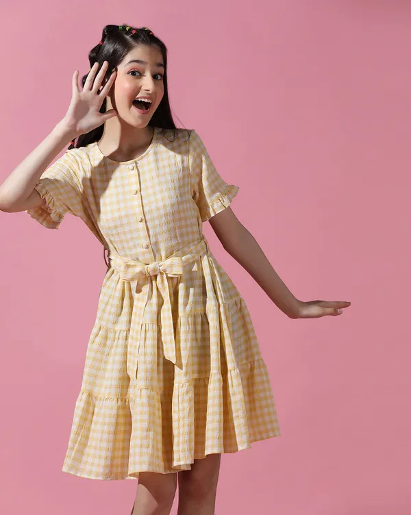 Cherry_&_Jerry_Checked_Seersucker_Dress_|_Yellow
