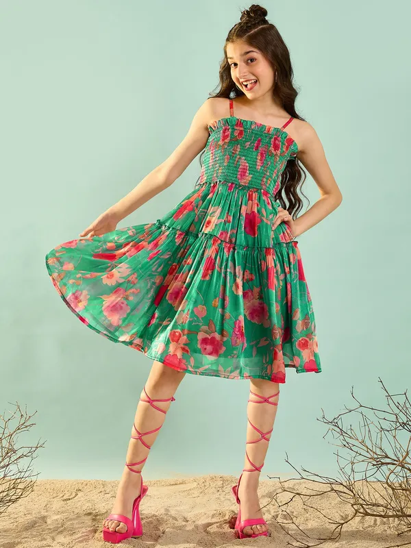 Cherry_&_Jerry_Printed_Organza_Dress_|_Green