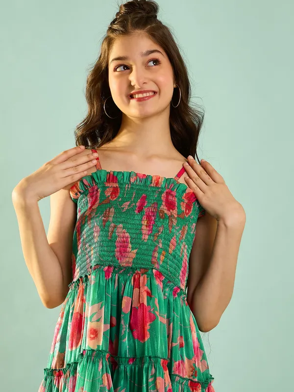 Cherry_&_Jerry_Printed_Organza_Dress_|_Green