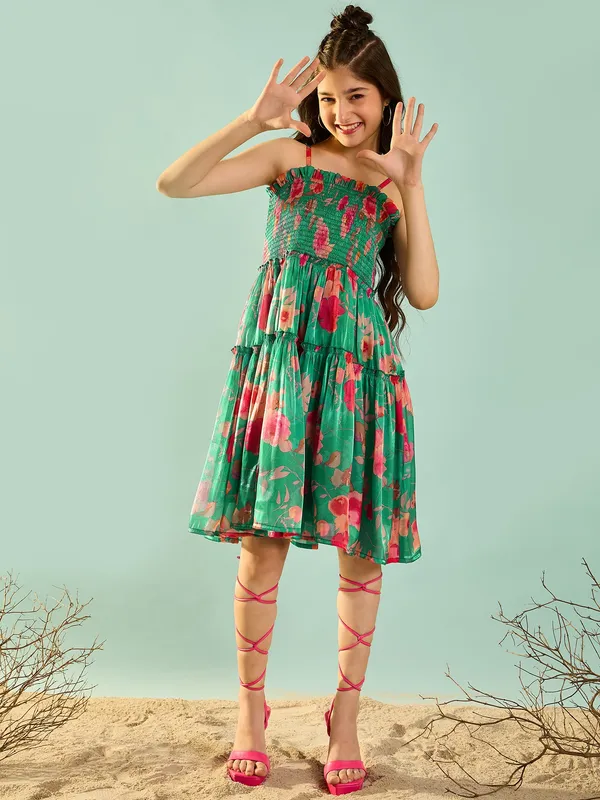 Cherry_&_Jerry_Printed_Organza_Dress_|_Green