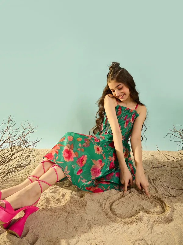 Cherry_&_Jerry_Printed_Organza_Dress_|_Green