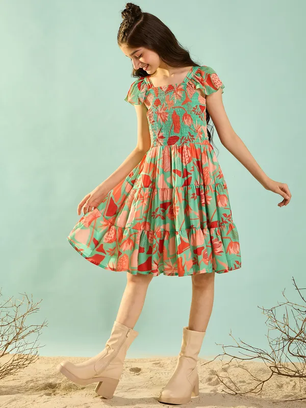 Cherry_&_Jerry_Floral_Print_Dress_|_Green