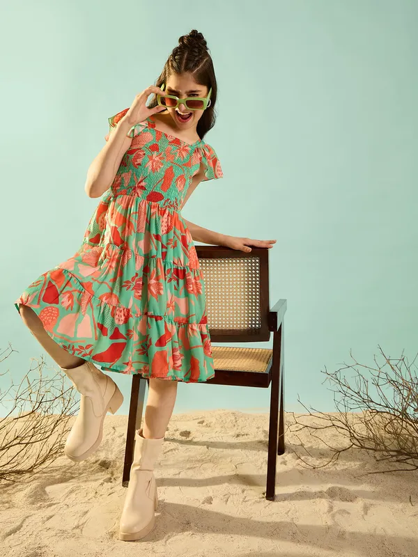 Cherry_&_Jerry_Floral_Print_Dress_|_Green