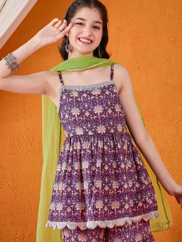 Cherry_&_Jerry_Purple_Chinon_Silk_Kurta_Set_With_Dupatta