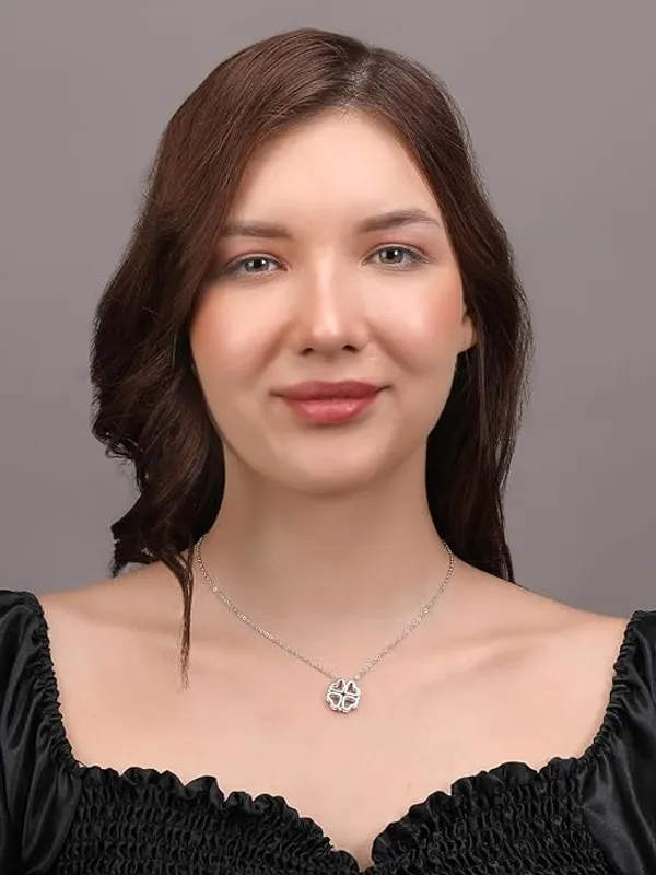 Two_in_one_Magnetic_Folding_Plated_Heart_Style_Pendent_Chain_Cubic_Stainless_Steel_Pendant_Pendant