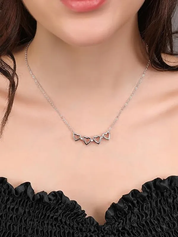 Two_in_one_Magnetic_Folding_Plated_Heart_Style_Pendent_Chain_Cubic_Stainless_Steel_Pendant_Pendant