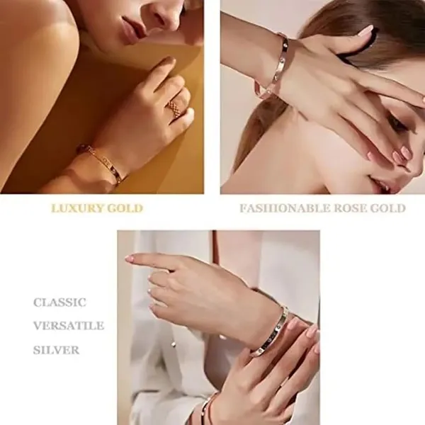 bracelet_for_Women_Evil_Eye_Bangles_for_women_Anti_Tarnish_Stylish_Adjustable_Bracelet_for_girls_Rose_gold_Kada_for_Women_Accessories_Jewellery_for_Women_Girls_friendship_rakhi_gift_for_sister