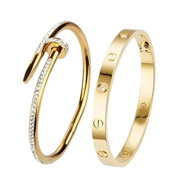 bracelet_for_women_Bangles_for_women_Anti_Tarnish_Stylish_Adjustable_Bracelet_for_girls_rose_gold_Kada_for_Women_Accessories_Anti_Tarnish_Jewellery_Stainless_Steel_Cuff_Bracelet_gifts_Combo