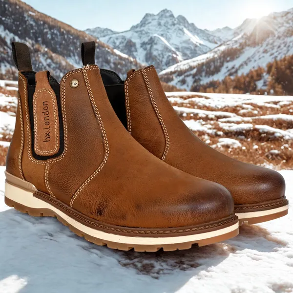 Tan_Leather_Round_Toe_Mid_Top_Chelsea_Boots
